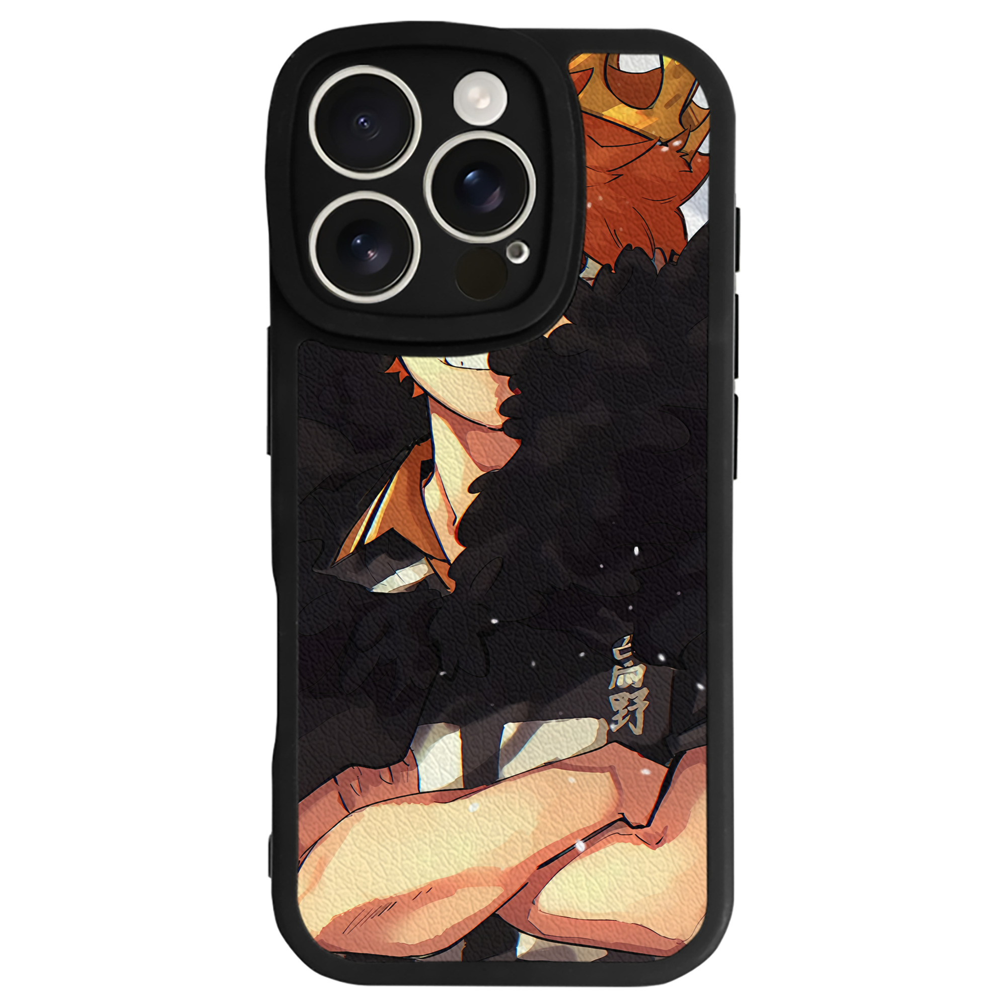 （画像用） ハイキュー!! Haikyu!! 【iPhone 16シリーズ対応】シリコンスマホケース（レザー調） 材質：シリコン